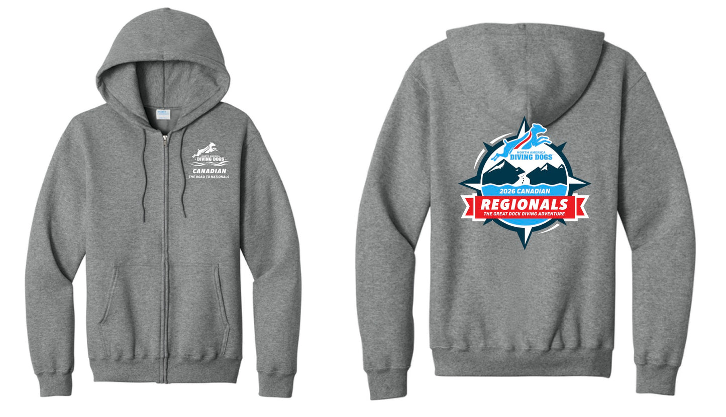 Canadian Regional 2026 Unisex Zip Up Hoodie