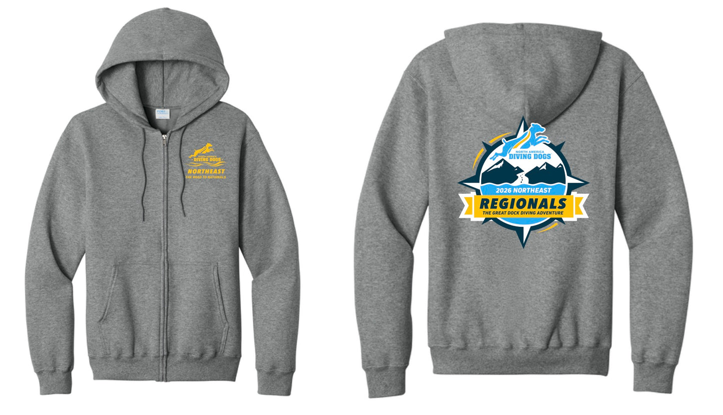 North East Regional 2026 Unisex Zip Up Hoodie