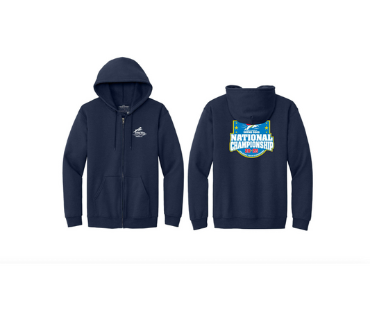 2025 National Championship Unisex Zip Up Hoodie